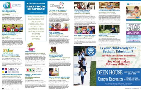 Ultimate Preschool Guide Southwest Ohio Parent Magazine