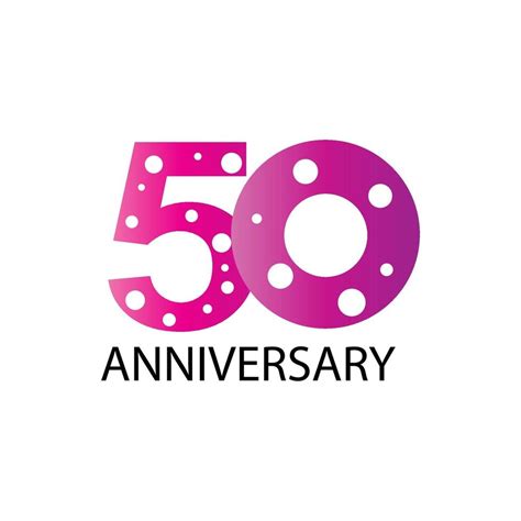 50 Anniversary Celebration Template Vector Design Illustration 2226317
