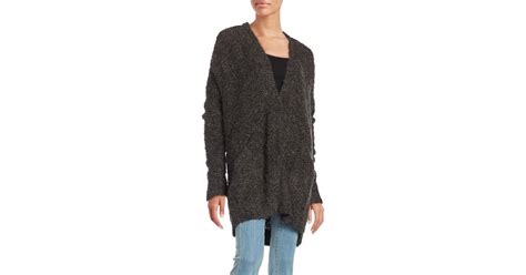 How to knit a chunky sweater without a pattern. Free People Chunky Knit Oversized Cardigan in Black - Lyst