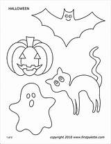 Halloween Printable Characters Templates Printables Coloring Pages Firstpalette sketch template