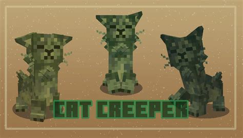 Cat Creepers Bedrock Port Minecraft Texture Pack