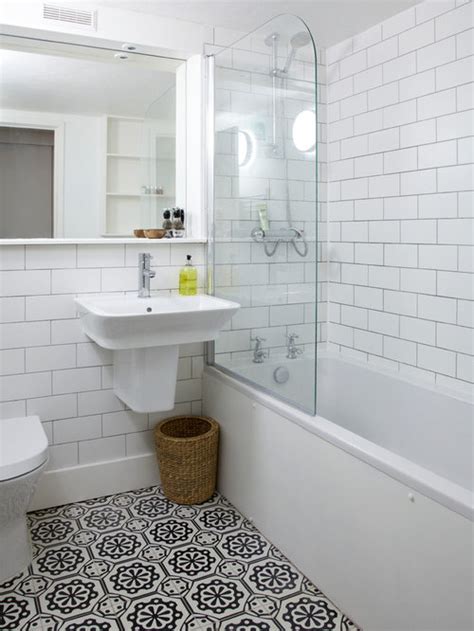 Bathroom floor tile is a safe and easy flooring option, no matter your style or budget. Small Bathroom Floor Tile | Houzz