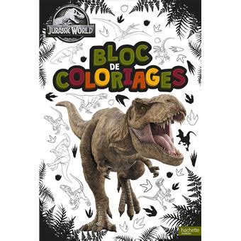 Jurassic Park Jurassic World Bloc De Coloriages Collectif