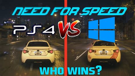 Need for speed returns with a title that lacks innovation and content, but it still is very fun and engaging. Need for Speed 2015 PC vs PS4 Graphics Comparison - YouTube