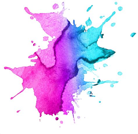Purple Dream Effect Element Watercolor Painting Drawing Transparent