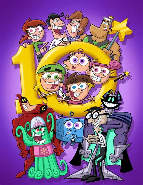 The Fairly Odd Parents~group Picture Classic Cartoons Cool Cartoons