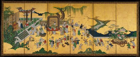 Kano Einō One Hundred Boys Japan Edo Period 16151868 The