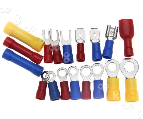 18 Type 1200pcs Insulated Electrical Wire Terminals Crimp