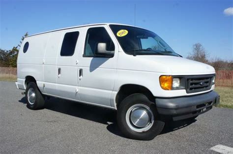 Buy Used 2005 Ford E250 Cargo Van For Salewhiteport Hole Window46l