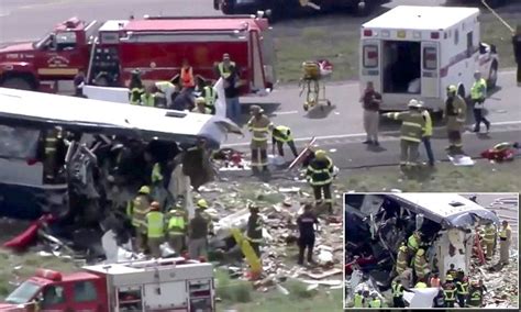 police confirm multiple deaths in horrific bus crash in new mexico daily mail online