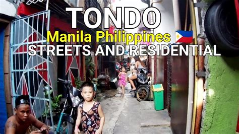 Tondo Manila Philippines Streets Residential Lifestyles Footages Walking [ Part 107 ] Youtube
