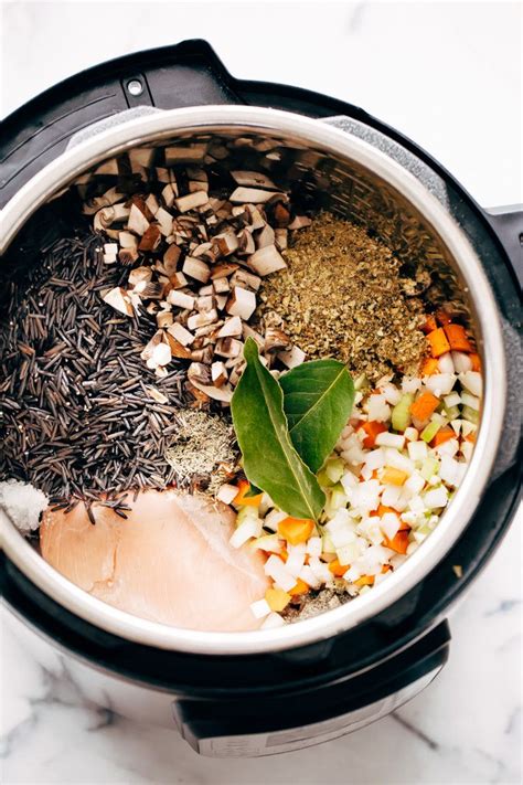 Outstanding if i do say so myself and a nice change from homemade chicken noodle soup. Instant Pot Chicken Wild Rice Soup | Recipe | Rice soup ...