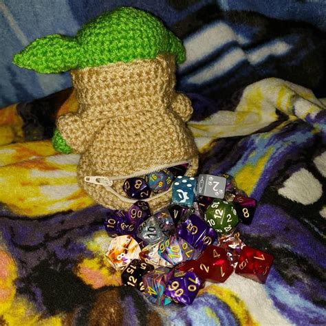 Lego fans have two big baby yoda sets to choose from this year. Baby Yoda Dice Bag | Dice bag, Dinosaur stuffed animal, Yoda