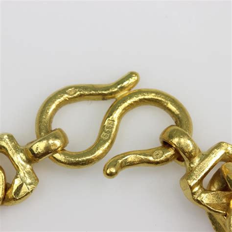 24kt Gold 607g Chain Bracelet Property Room