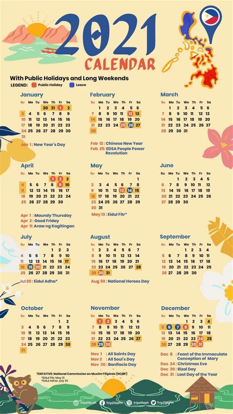 2024 Calendar Philippines With Holidays Editable Chere Deeanne