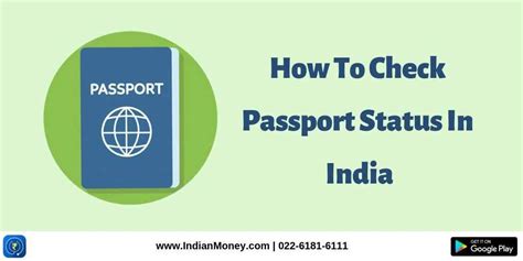 Visit the official passport website and select the 'track your application. How To Check Passport Status In India | Passport status, Passport application, Update passport