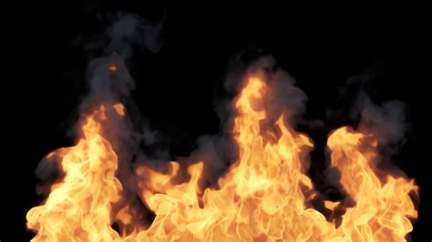 Fire Burning Looped Video With Alpha Channel Stock Motion Graphics Sbv