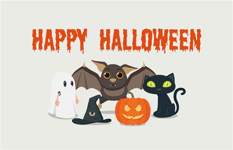 Cute Halloween Vectors — Medialoot