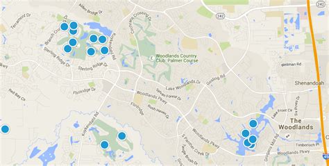 30 The Woodlands Tx Map Maps Online For You