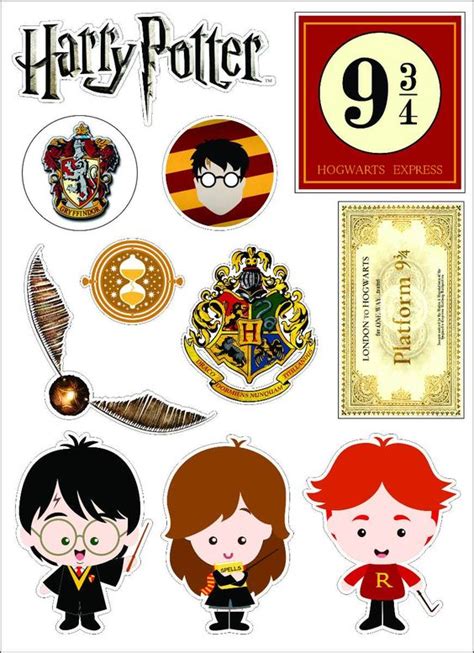 Harry Potter Toon Free Printable Cake Toppers Oh My Fiesta For Geeks