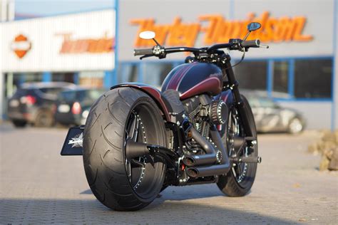 Thunderbike Red Shot 888 H D FXSB Breakout Custom Motorcycle