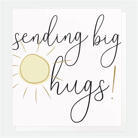Sending Big Hugs Everyday Card En 2021 Citations Sur Létreinte