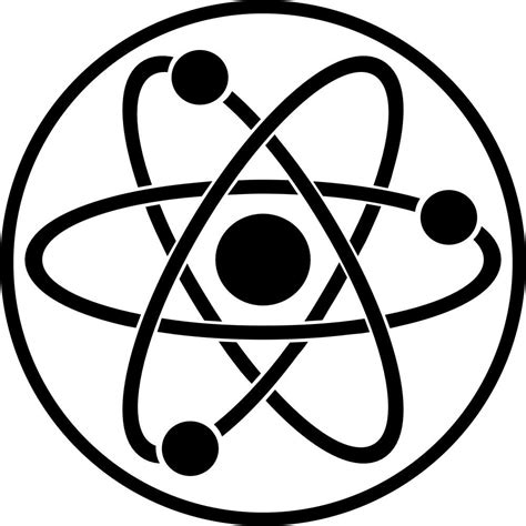 Atom Symbol Laptop Decal Stickers Atomic Symbol Laptop Vinyl Decal