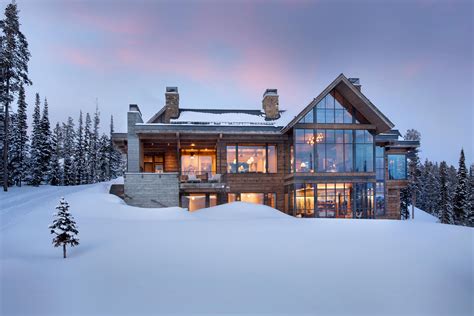 modern ski home locati architects and interiors bozeman big sky architects