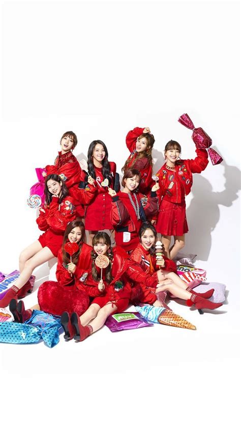 Twice Christmas Photoshoot Nayeon Momo Kpop Girl Groups Korean Girl