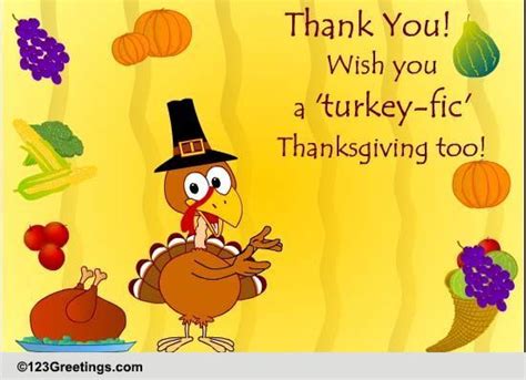 Thanks For Making Thanksgiving Fun Free Thank You Ecards 123 Greetings