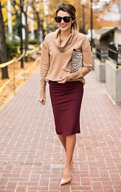 Work Office Outfit Ideas How To Style A Pencil Skirt Glamour