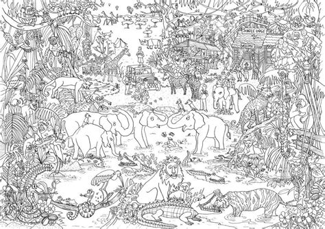 JUNGLE | Let's Color! | Pinterest | Adult coloring and Craft