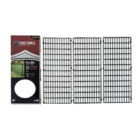 Yardgard Select 4 Ft X 24 Ft Steel Fence Panel 328803a The Home Depot
