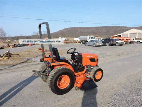 2010 Kubota B2320 Compact Tractor With 60 Belly Mower Loader Ready