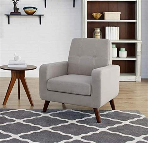 Dazone Accent Chair Modern Armchair Upholstered Linen