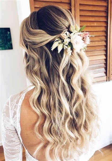 22 Half Up Wedding Hairstyles That Will Stand The Test Of Time Kiss