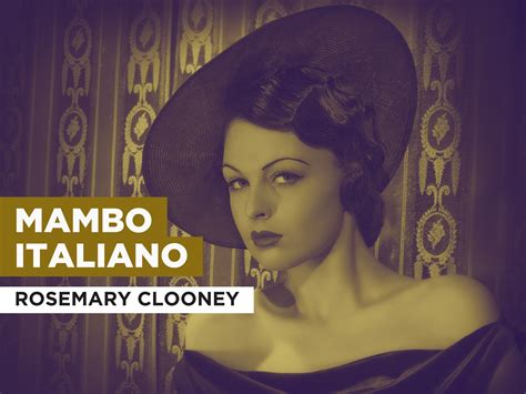 prime video mambo italiano in the style of rosemary clooney