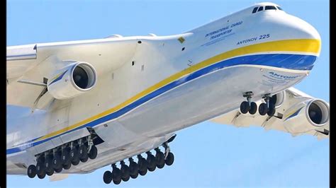 Worlds Largest Cargo Plane An 225 Mriya Lands In India Youtube