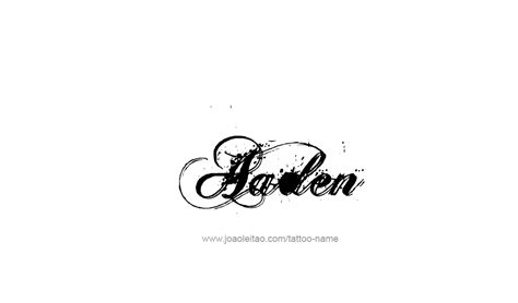 Aaden Name Tattoo Designs