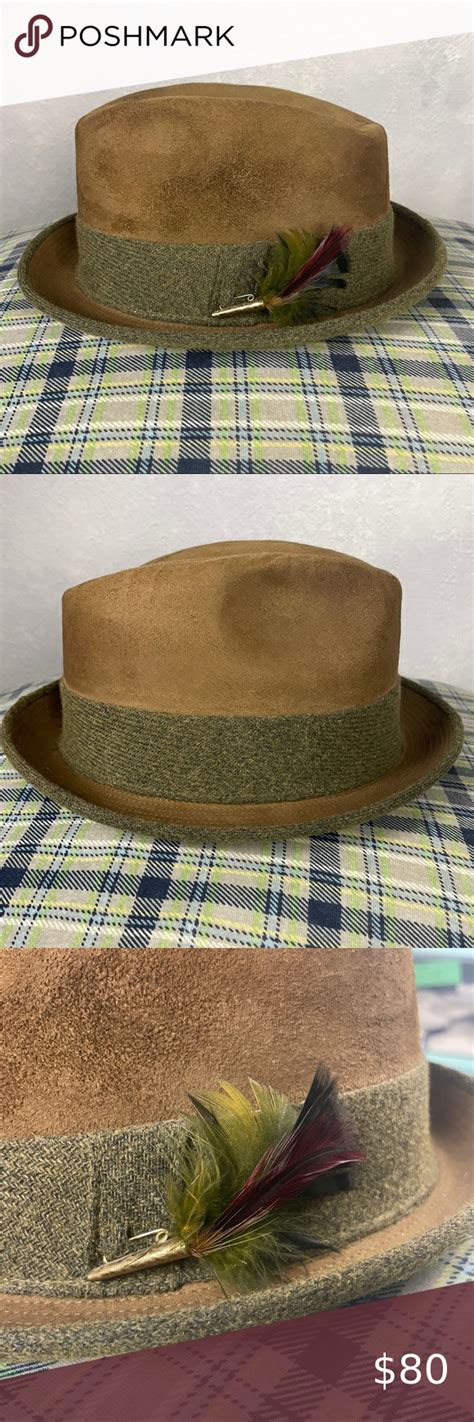 50s 60s Vintage Knox New York Felt Mens Fedora Hat Fedora Hat
