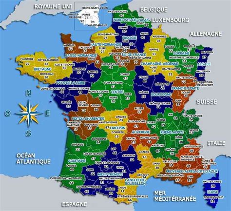 La nouvelle carte des régions a passablement évolué lors de son passage au parlement pour aboutir à 13 régions métropolitaines. Carte de France départements villes et régions » Vacances ...