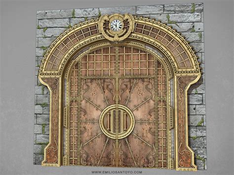 Superior Steampunk Door Steampunk Door Software Used Maya Photoshop