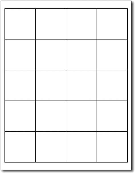 2x2 Printable Labels