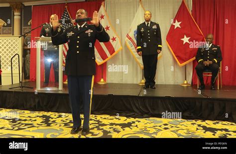 Master Sgt Rodney Spencer Presents The General Officers Belt During A