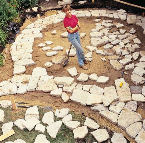 They eventually want to build the patio to end all patios, and this is their temporary and inexpensive option. Build a Stone Patio or Brick Patio