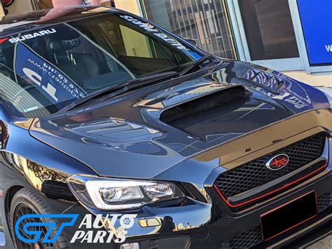Varis Arising Ii Style Carbon Fibre Bonnet Hood For 2015 2021 Subaru