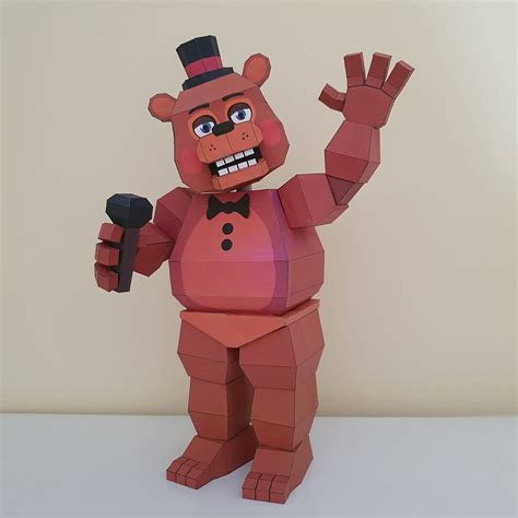 Toy Freddy Papercraft Template In Comments Rfivenightsatfreddys