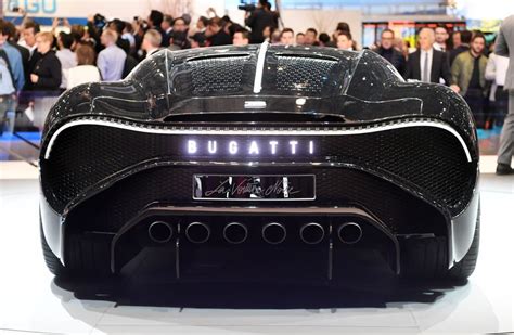 Bugatti La Voiture Noire Back View Supercars Gallery