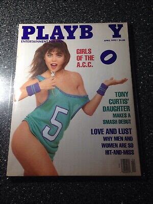 Playboy April Magazine Lisa Matthews Pmom Tony Curtis S Daughter