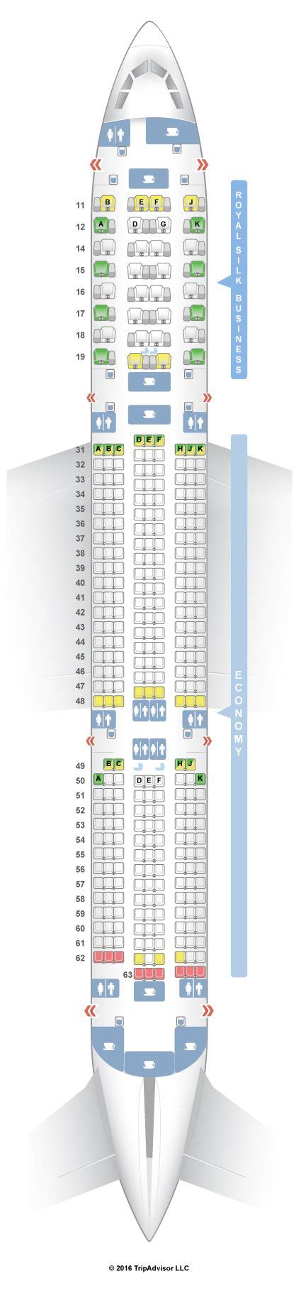 Seatguru Seat Map Thai Airbus A Seatguru Seating Charts Seating Plan